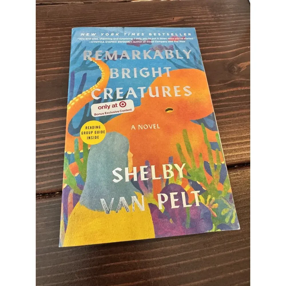 RARE Target Exclusive Remarkably Bright Creatures by Shelby Van Pelt Purple Edge